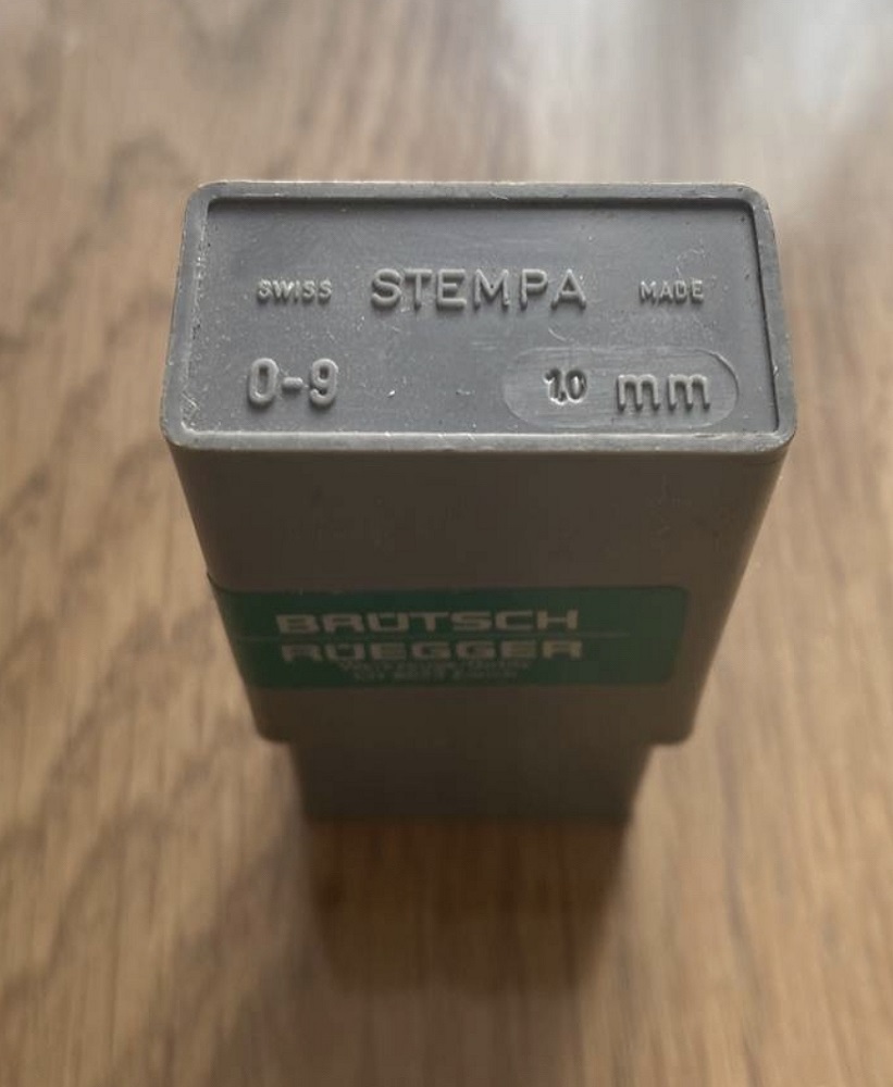 Stempa 0-9 1.0 mm Brutsch Ruegger